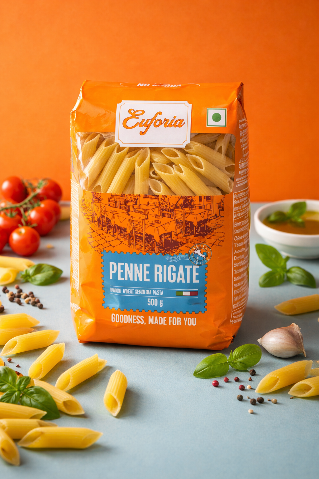 Penne Rigate (500 gm)